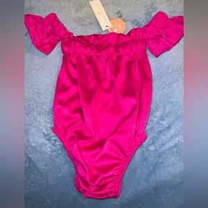 Off the shoulders onesie